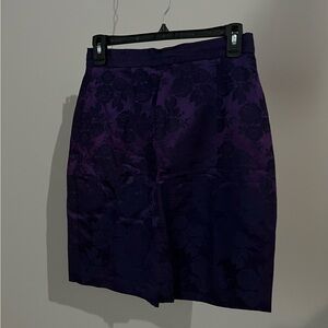 paris sport club purple floral skirt size medium